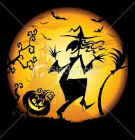 halloween witch background pictures