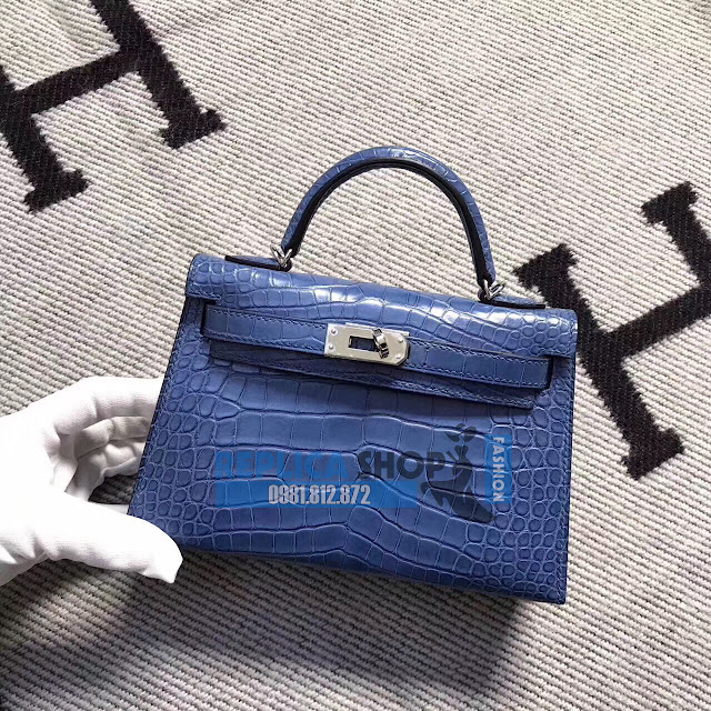 Túi xách hermes kelly da cá sấu 