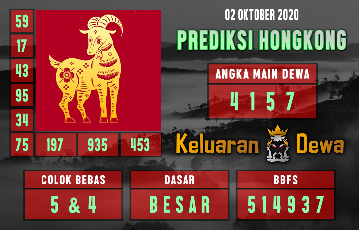 Syair Hongkong Mlm Ini Jumat 02-10-2020 - Prediksi Togel ...