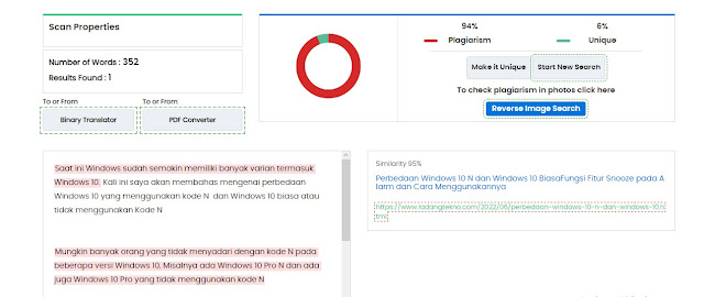 Duplichecker Hasil Plagiarism Checker