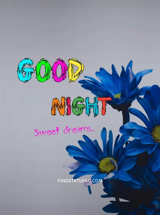 good night flowers images