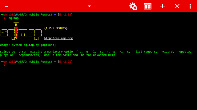 andrax-mobile-Pentester