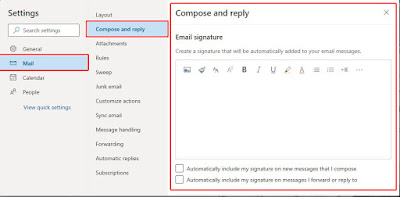 add signature in outlook