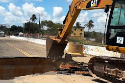 Governo inicia obra de recuperação da cabeceira da ponte de Riachuelo