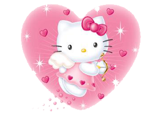 Hello Kitty Malaikat - Love