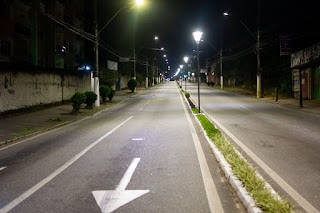 TerêLed: Prefeitura prossegue com a modernização da rede pública de iluminação