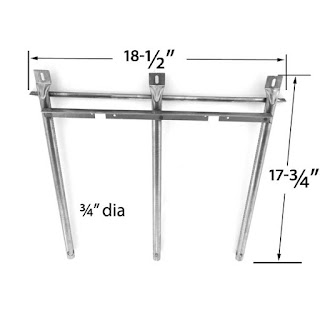 REPLACEMENT STAINLESS STEEL BURNER FOR SONOMA 