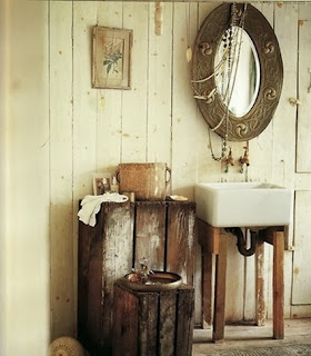 Ideas for a rustic bathroom