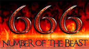 The mark of the beast 666 of anti-Christ