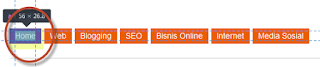 memodifikasi desain menu blog