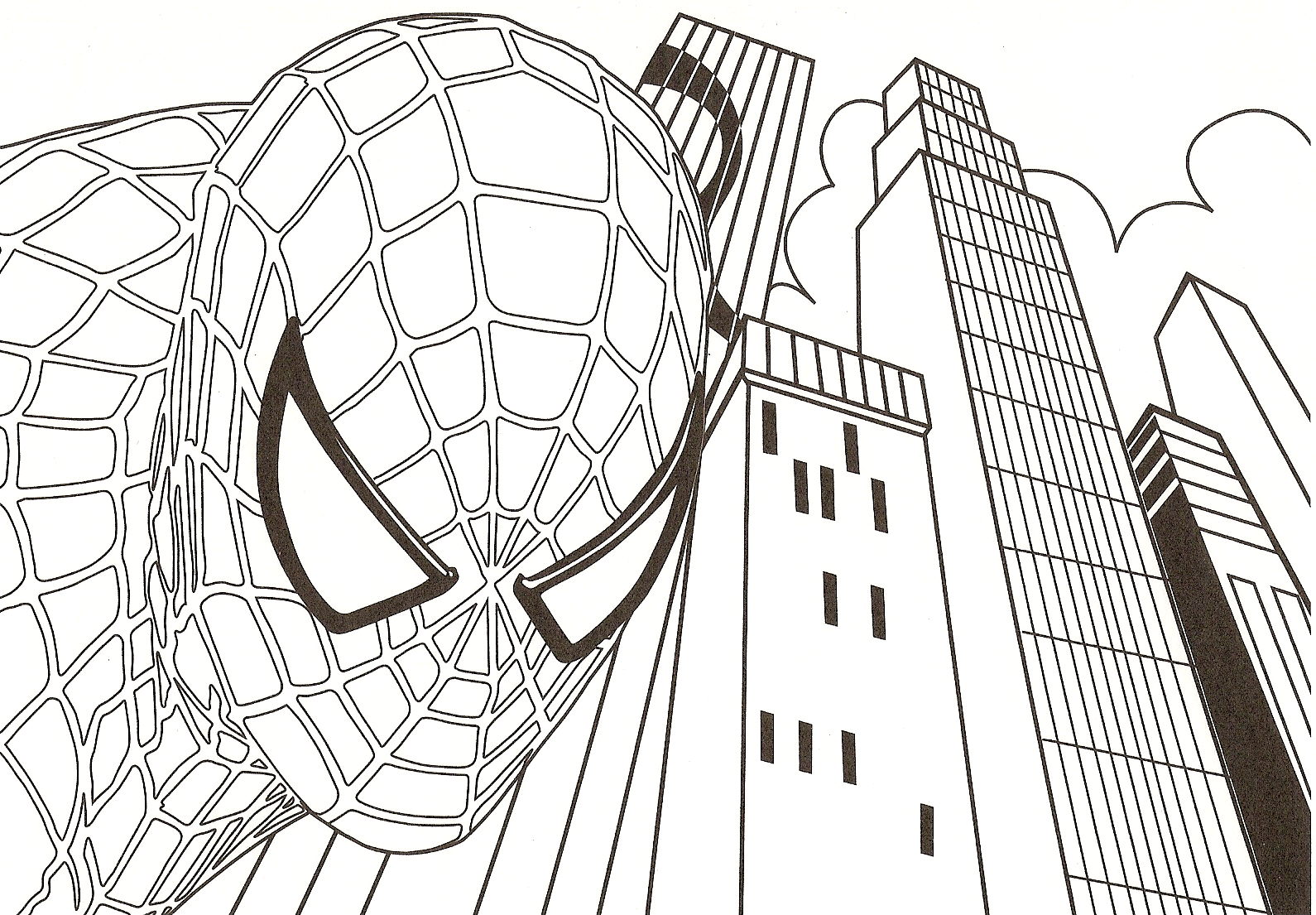 SPIDERMAN COLORING: SPIDERMAN COLOURING BOOK PAGES TO 