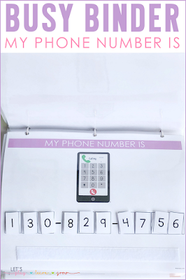 My Phone Number Is Busy Binder