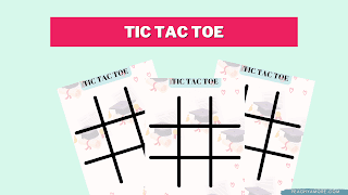 tic tac toe printable games for grad parties