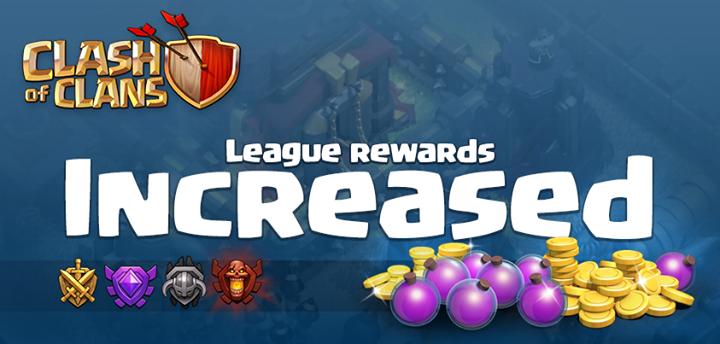 gems reward league coc