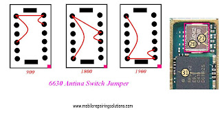 Nokia 6630 Antenna Switch Jumpers / No Network / Signal Problem - Solutions