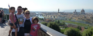 Vistas de Florencia desde la Plaza de Miguel Ángel o Piazzale Michelangelo.