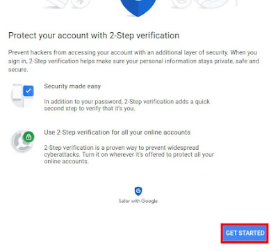 2 Step Verification Setup Computer