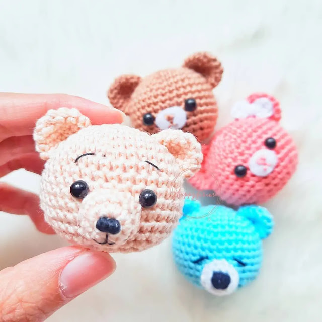 Tutoriales de ositos amigurumis fáciles de tejer para principiantes