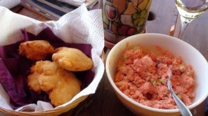 Bannock and Salmon SaladRecipe