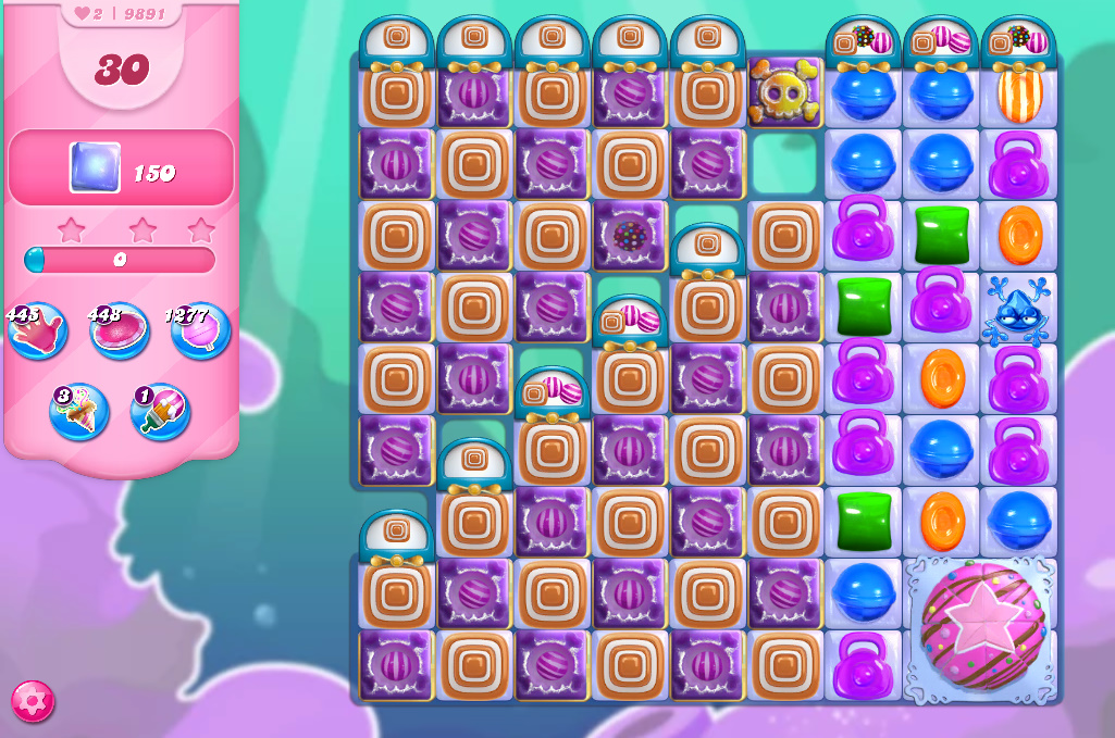 Candy Crush Saga level 9891