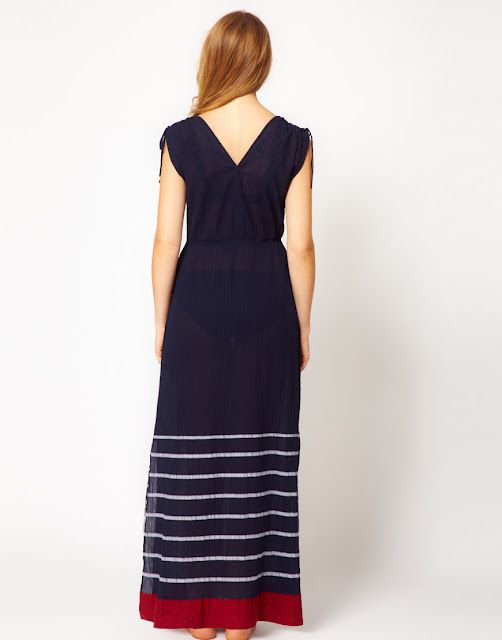 French Connection Sun Stripe Beach Maxi Dress