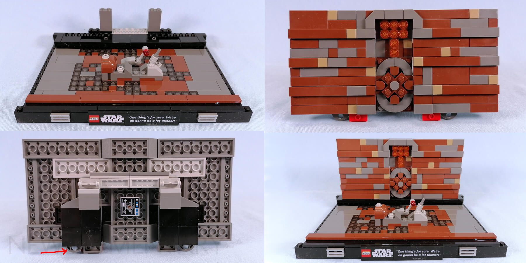 LEGO® Star Wars review: 75329 Death Star Trench Run, 75330 Dagobah Jedi  Training & 75339 Death Star Trash Compactor