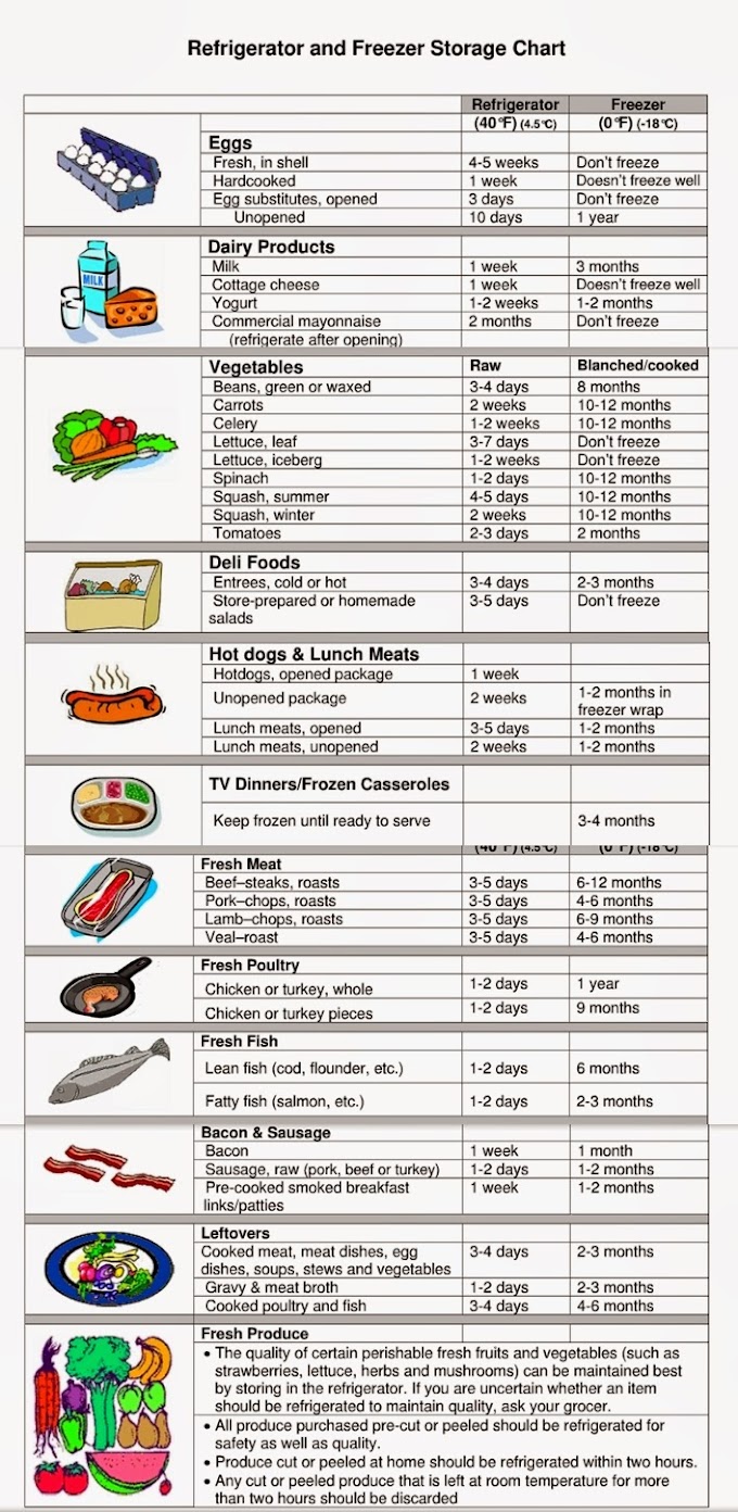 Makanan Perlu Elak Tersimpan Dalam Peti Sejuk Anda!