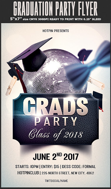  Graduation Party Flyer Template