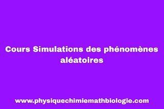 Cours Simulations des phénomènes aléatoires PDF