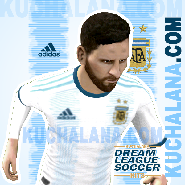  and the package includes complete with home kits Baru!!! Argentina 2019 Kits - Dream League Soccer Kits