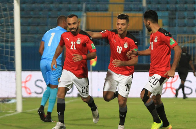 ملخص وهدف فوز مصر علي انجولا (1-0) تصفيات كأس العالم