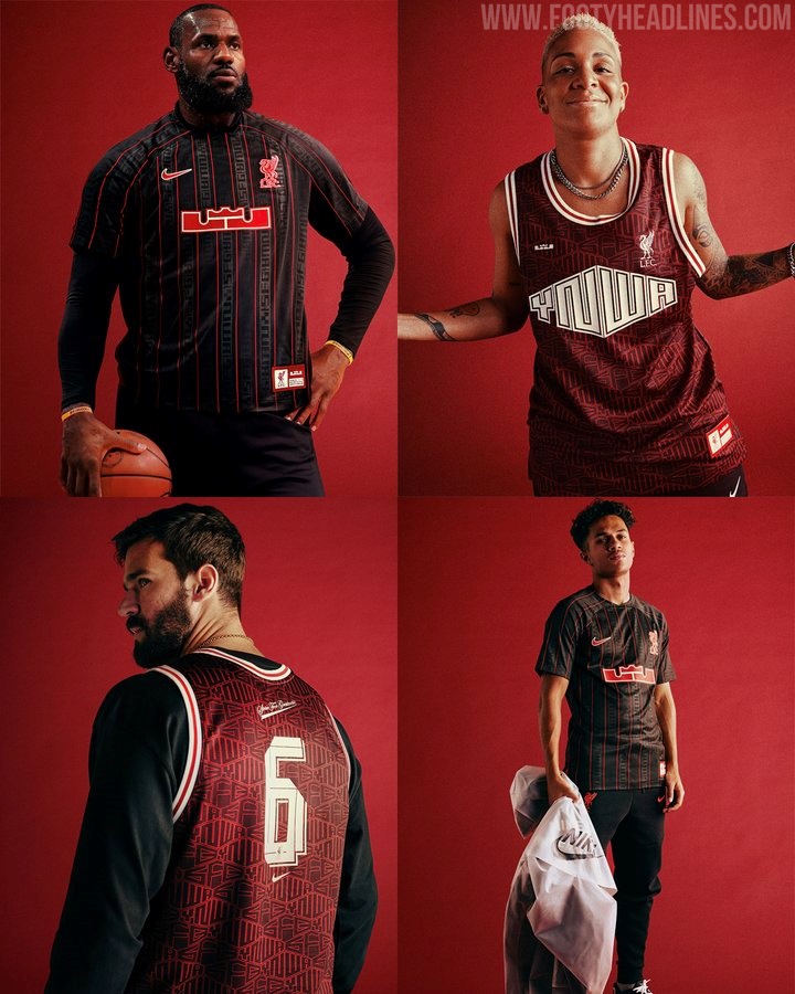 7 pictures of new LeBron James and Liverpool collection from Nike -  Liverpool Echo