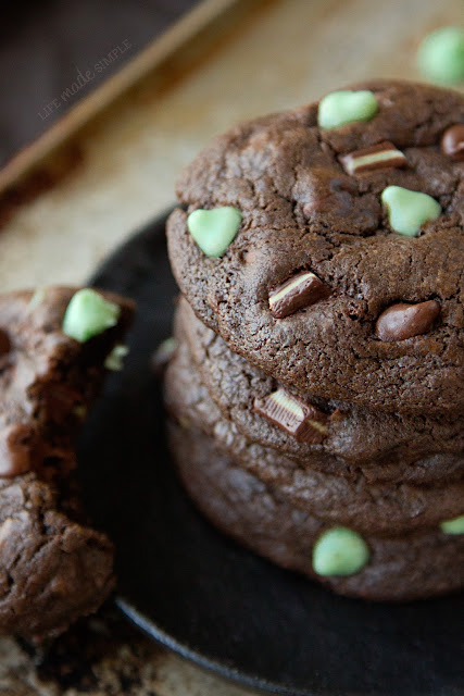 Death By Mint Chocolate Cookies