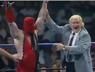 WCW WrestleWar 92 - Super Invader and Harley Race