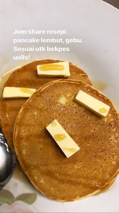 Resepi Pancake Mudah, Simple, Gebu Lembut ala pancake McD 