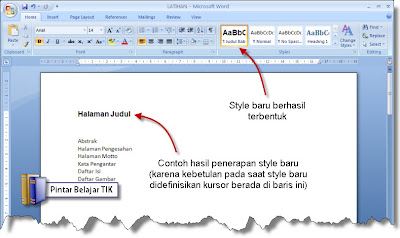 Style Baru didalam Ribbon Style