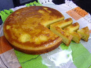 Bolo de fubá cremoso light