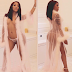 K Michelle shows off her curves in half nude photos