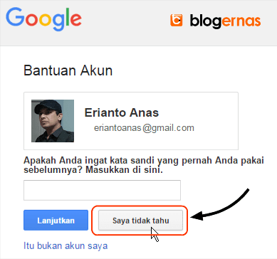 Cara Detail Mengatasi Lupa Password Gmail