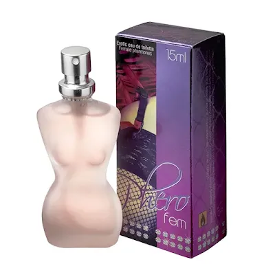 Parfum cu feromoni PheroFem, pentru marirea atractiei sexuale a femeilor, 15 ml. Apa de toaleta Cobeco PheroFem este un parfum exclusiv si senzual inspirat de efectul natural al feromonilor. Este destinat femeilor, pentru o ispita irezistibila. Acest parfum unic contine o combinatie echilibrata de ingrediente exclusive cu acelasi efect seducator ca si feromonii. Mirosul senzual excita si stimuleaza dorintele masculine si amplifica atractia sexuala.Contine feromoni feminini naturali, pentru a mari atractia sexuala si a creste stima de sine si increderea in propria persoana.