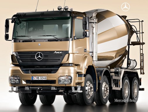 gambar truk molen Mercedes-Benz Arocs.