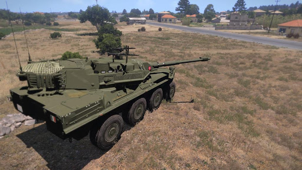 arma3用イタリア軍MODのB1 Centauro開発中画像