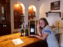 Fantasizing buying this 3L bottle of wine after a delicious tasting at El Estecto winery, Cafayate.