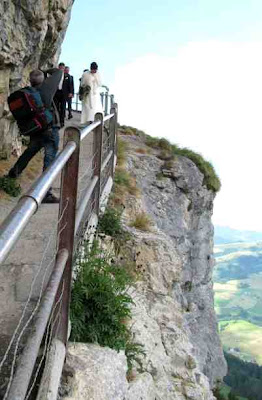 Ebenalp Path in Switzerland 