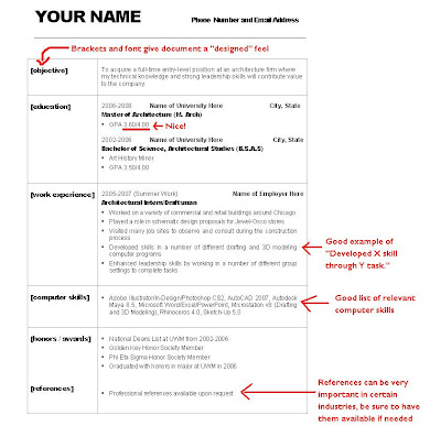 Examples Of A Resume. Resume Layout - Examples