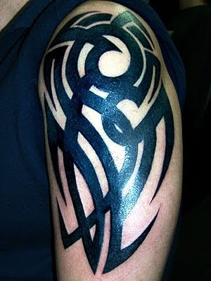 funky celtic tribal arm band tattoo by tattoodublin.com