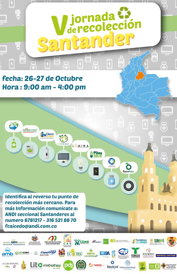 Prepárese y prográmese para la V Jornada de Recolección de Residuos Post consumo