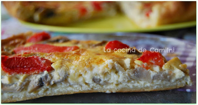 Quiche de champiñones (La cocina de Camilni)