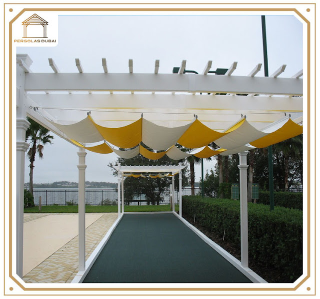 Retractable Pergola Shade Design Dubai UAE