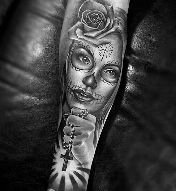 Tatuagem Catrina - 30 ideias para se inspirar